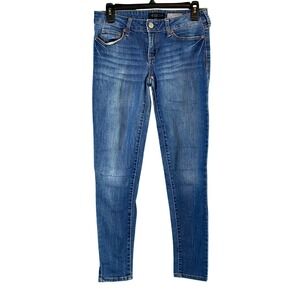 Aeropostale Womens Jeans Jegging Blue Size 2 Reg Distressed Denim Pants